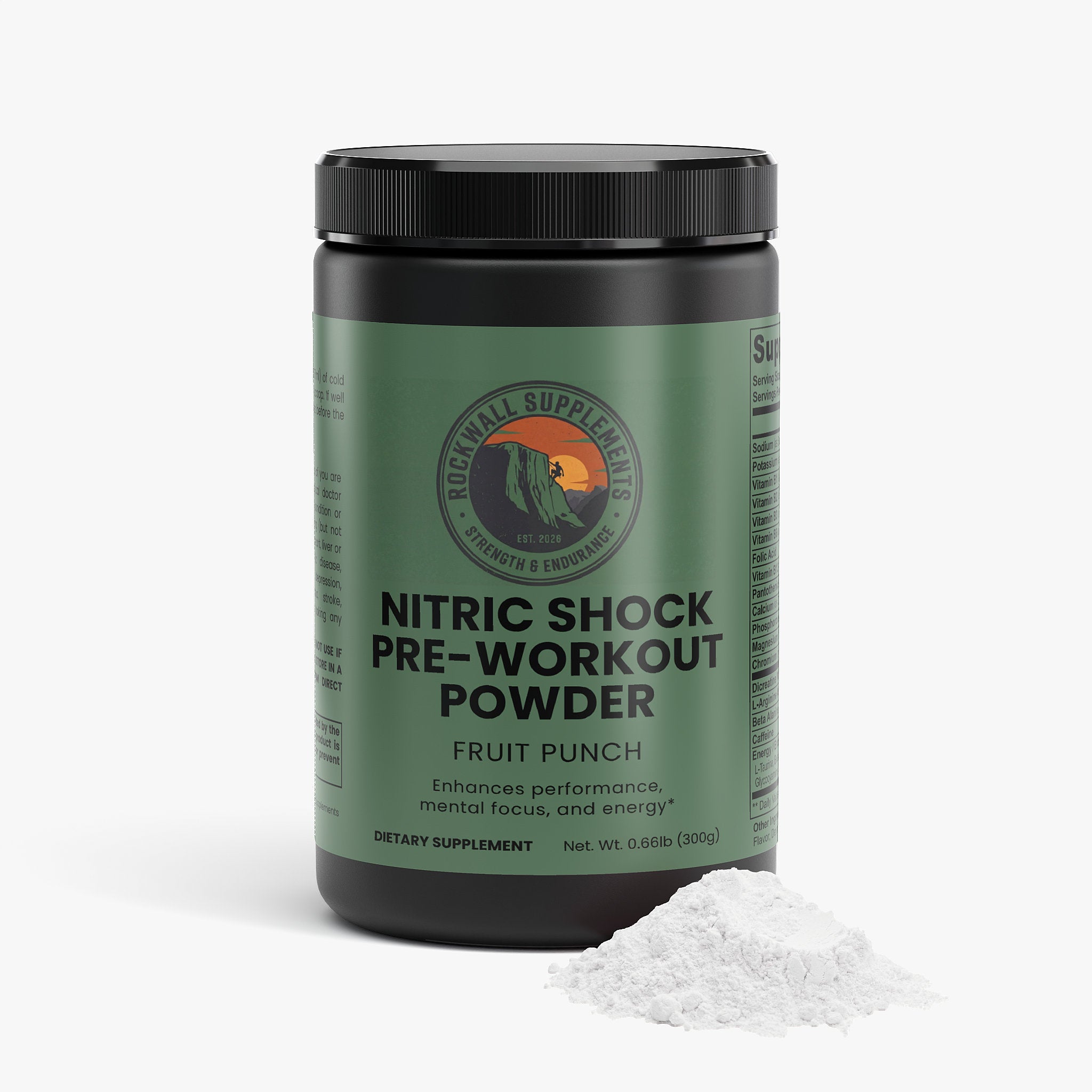 Nitric Shock Pre-Workout Powder (Fruit Punch)