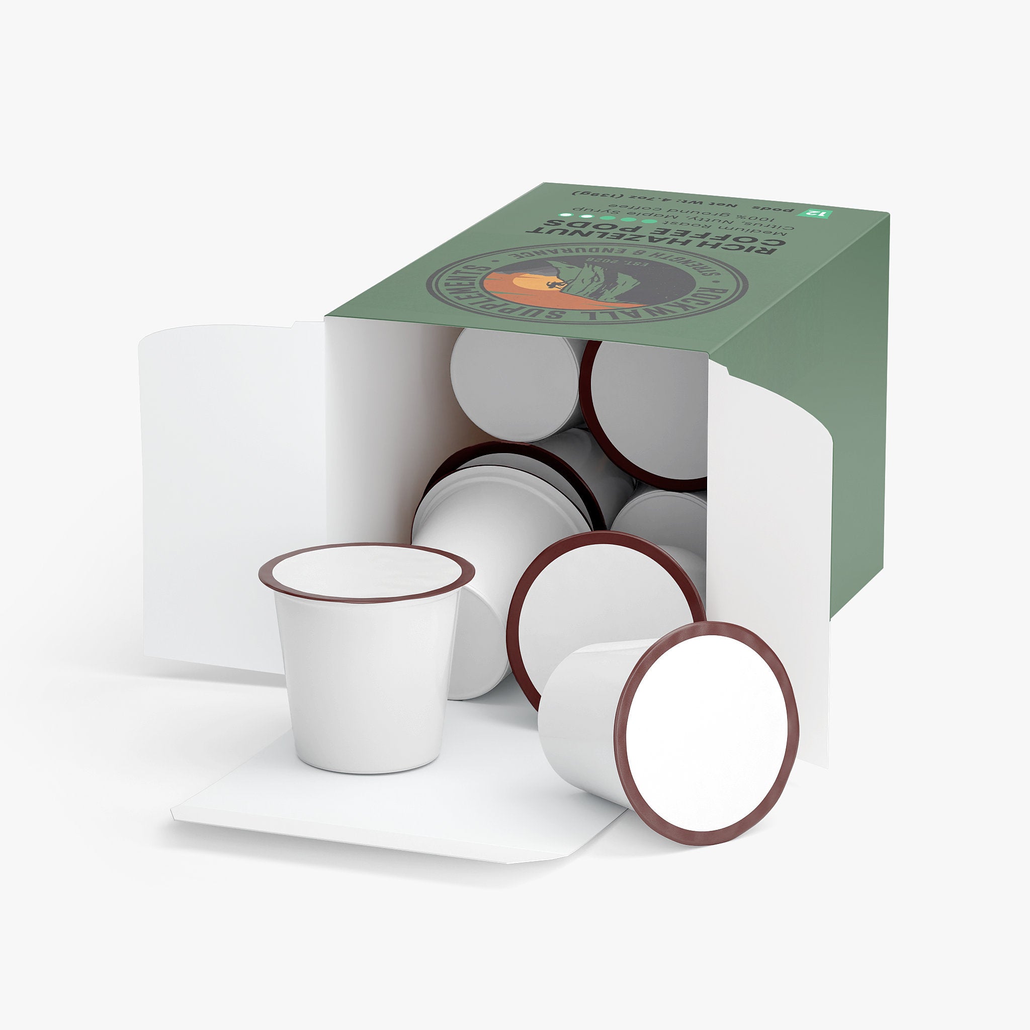 Rich Hazelnut Coffee Pods (Medium Roast)