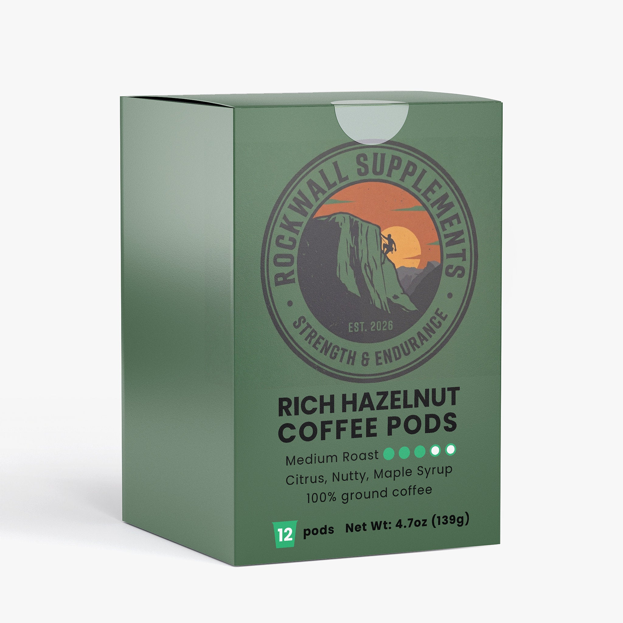 Rich Hazelnut Coffee Pods (Medium Roast)