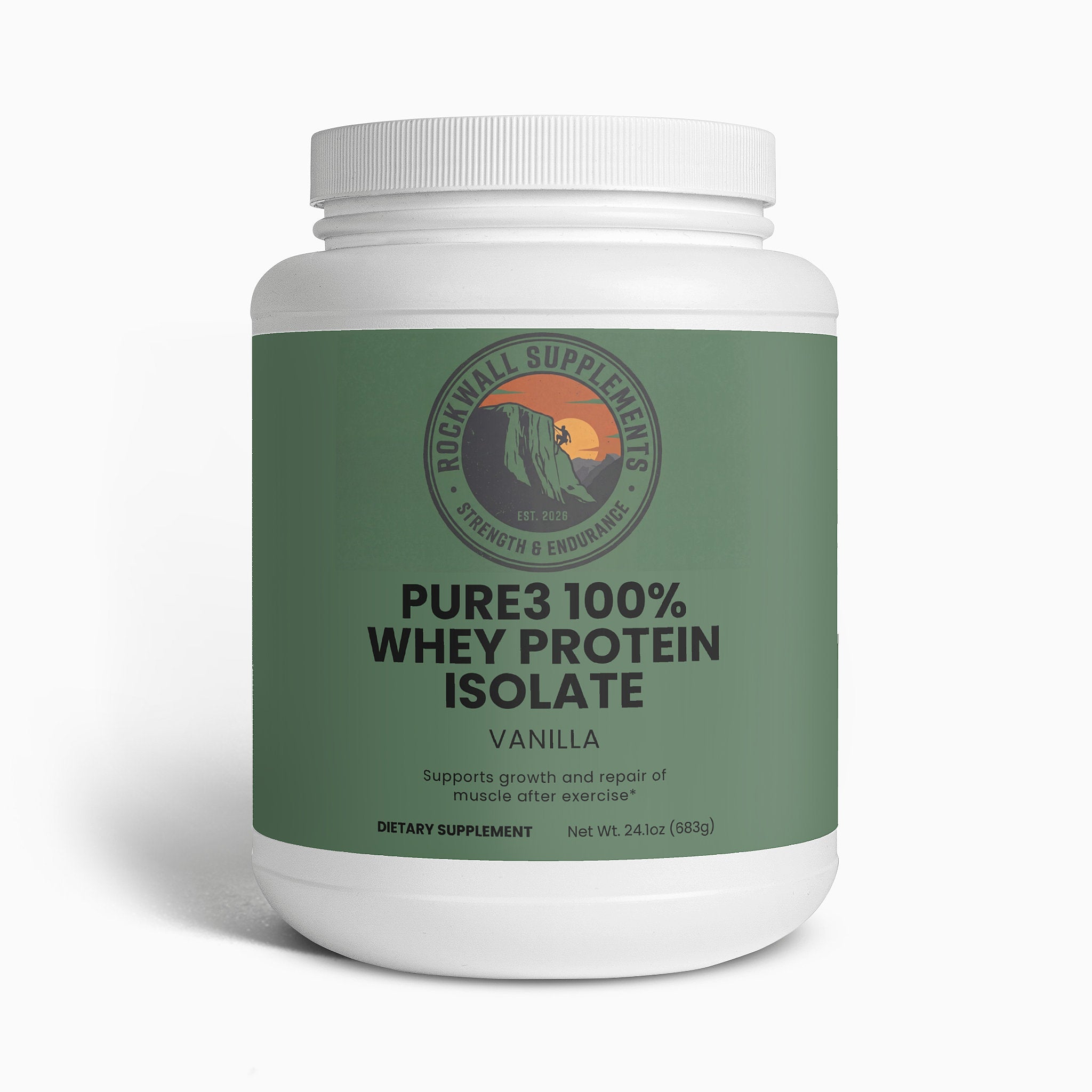 Pure3 100% Whey Protein Isolate (Vanilla)