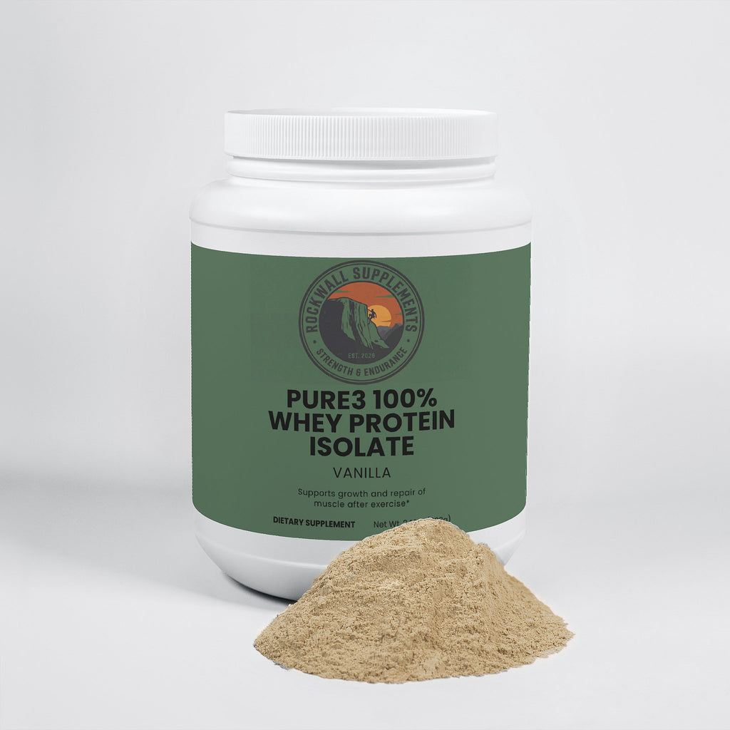 Pure3 100% Whey Protein Isolate (Vanilla)