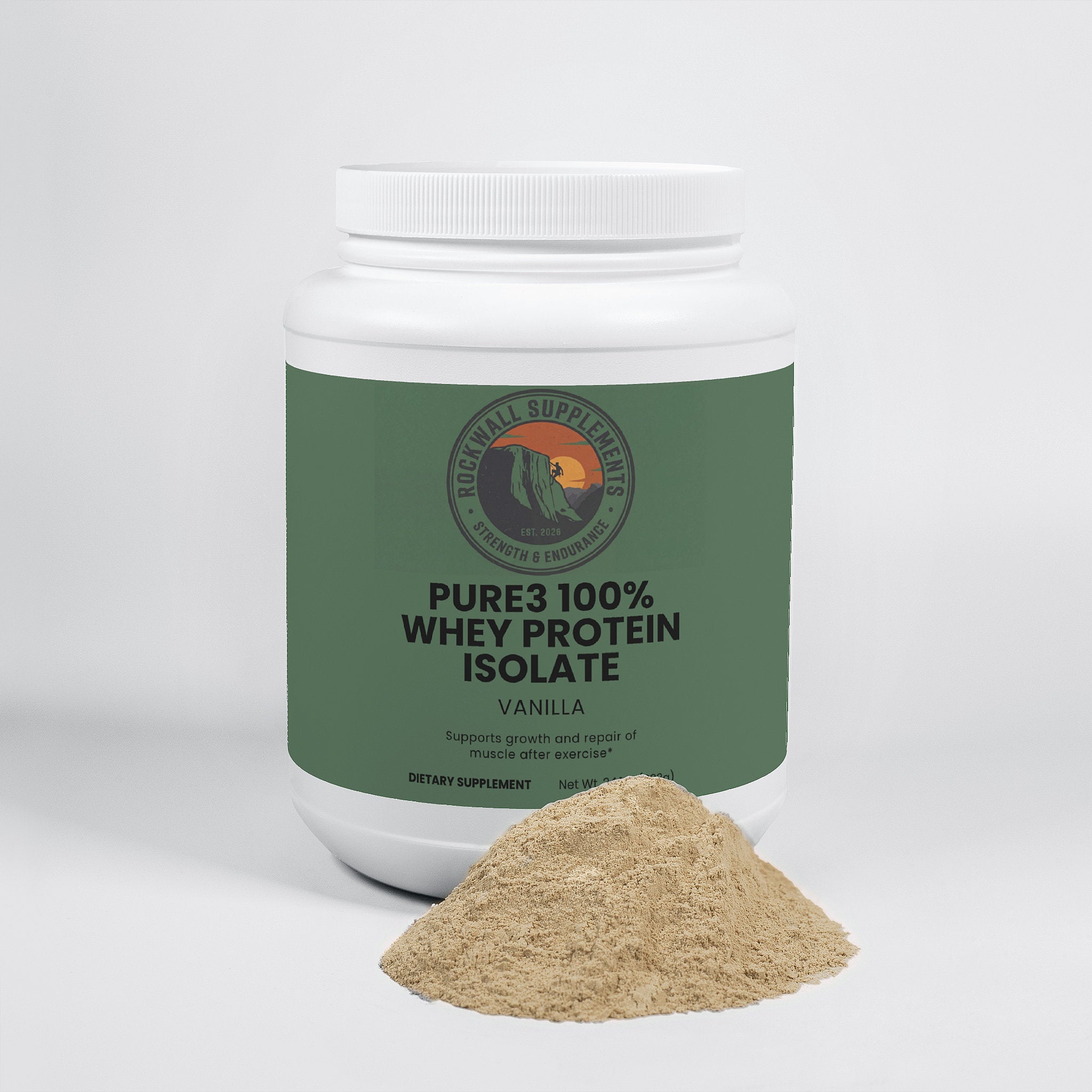 Pure3 100% Whey Protein Isolate (Vanilla)