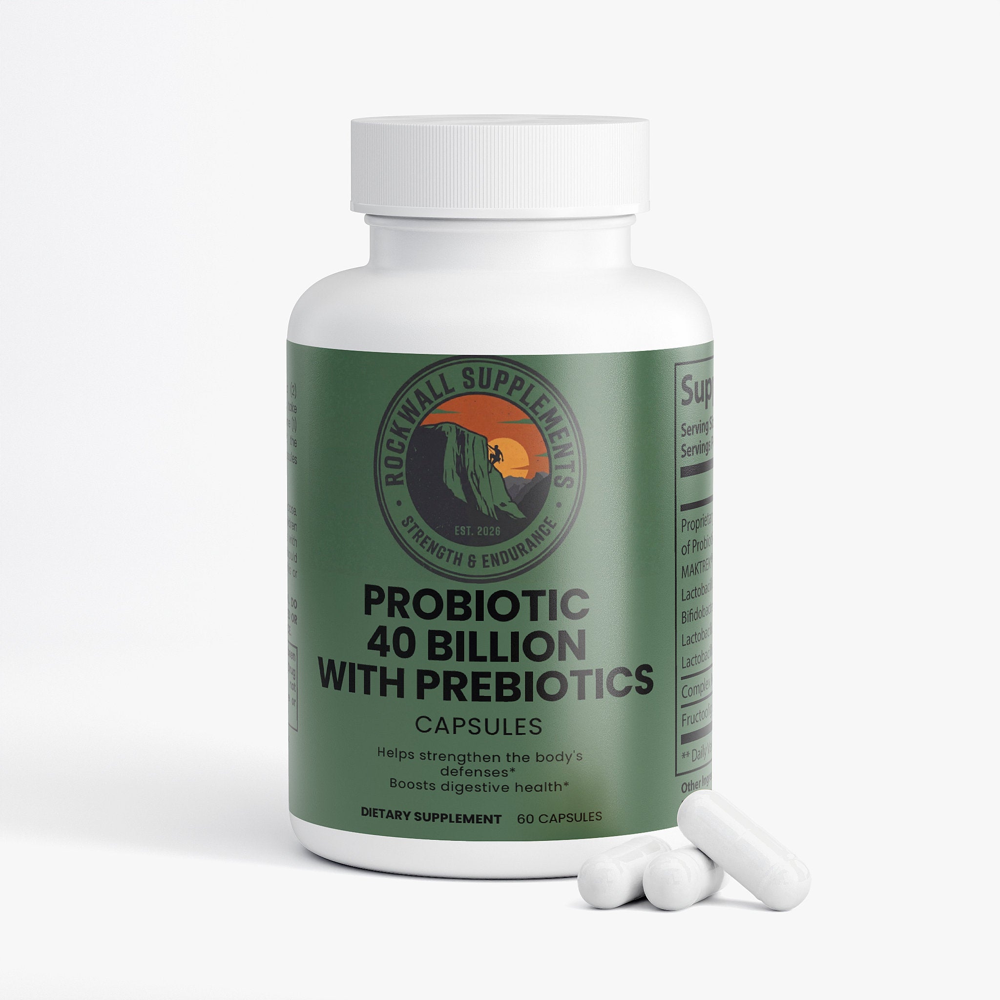 Probiotic 40 Billion with Prebiotics